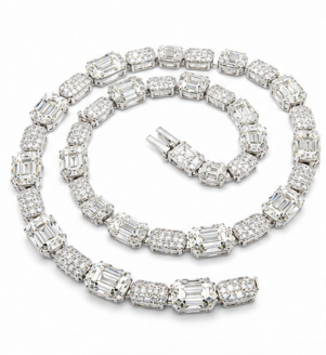 Emerald-Cut Tennis Chain