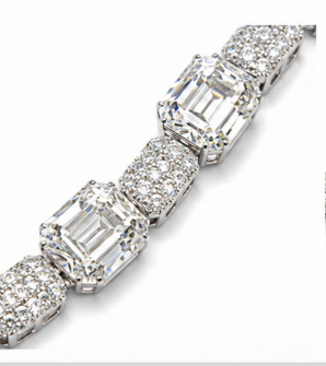 Emerald-Cut Tennis Chain