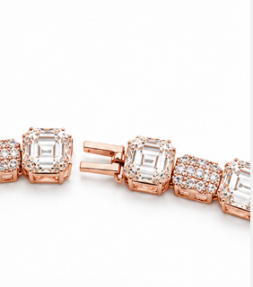 Emerald-Cut Tennis Chain